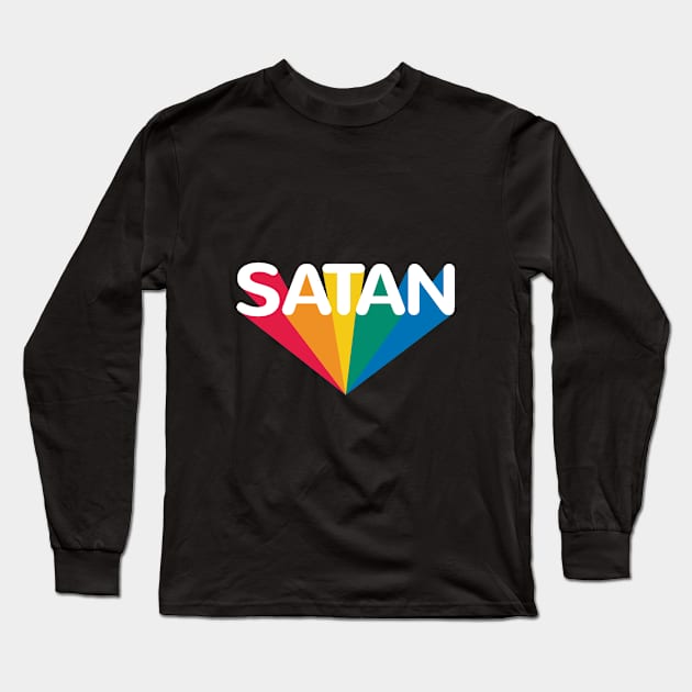 Satan rainbow Long Sleeve T-Shirt by renduh